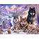 puzzle ravensburger 2000 loups dans la neige 