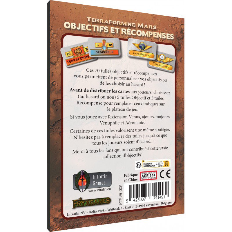Objectifs et Récompenses