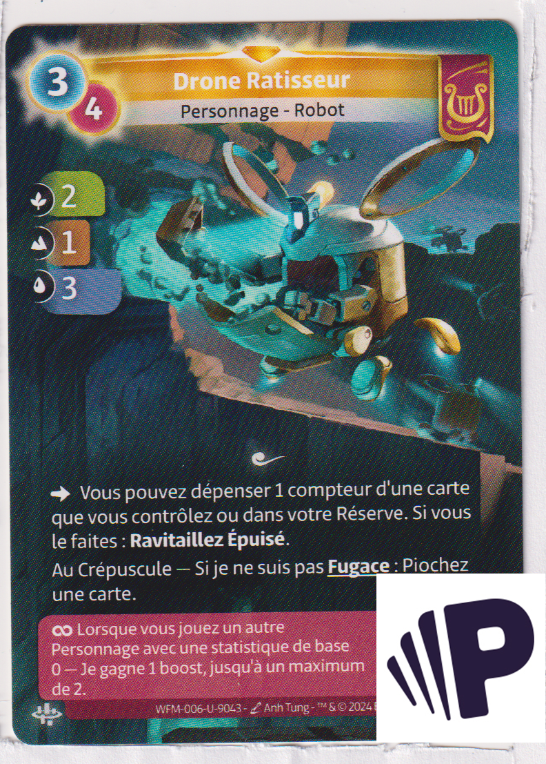 Drone Ratisseur - F Lyra