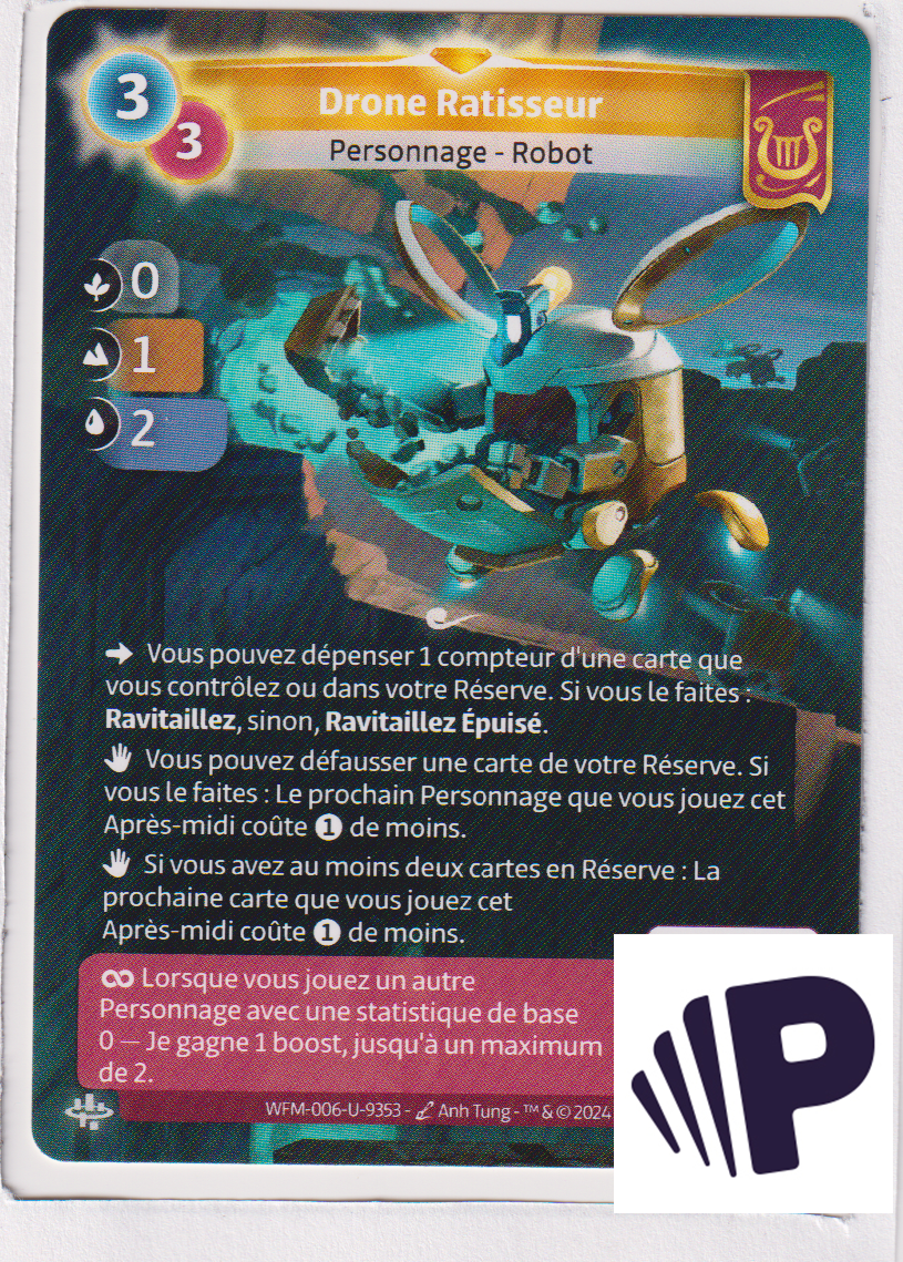 Drone Ratisseur - F Lyra