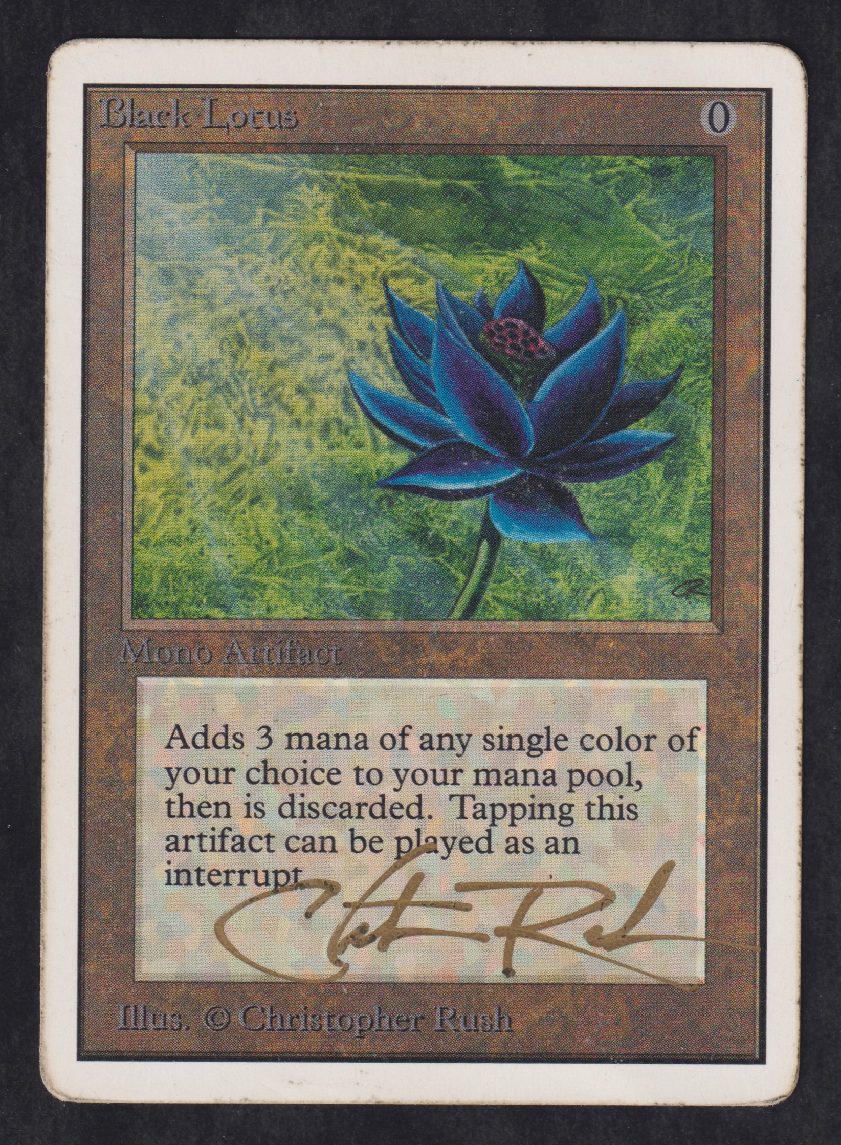 Lotus noir Black Lotus Carte Magic The Gathering Playin by Magic Bazar