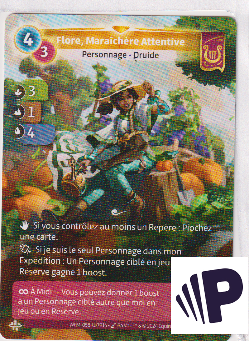 Flore, Maraîchère Attentive - F Lyra
