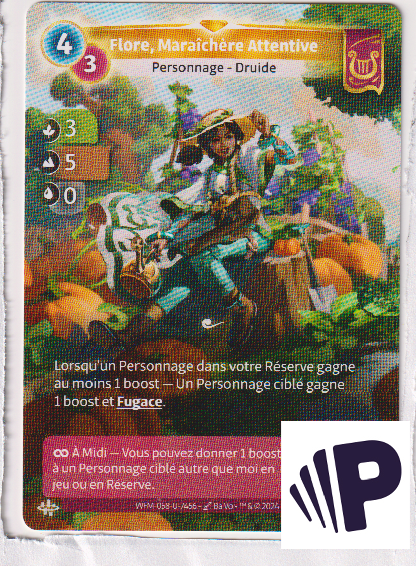 Flore, Maraîchère Attentive - F Lyra