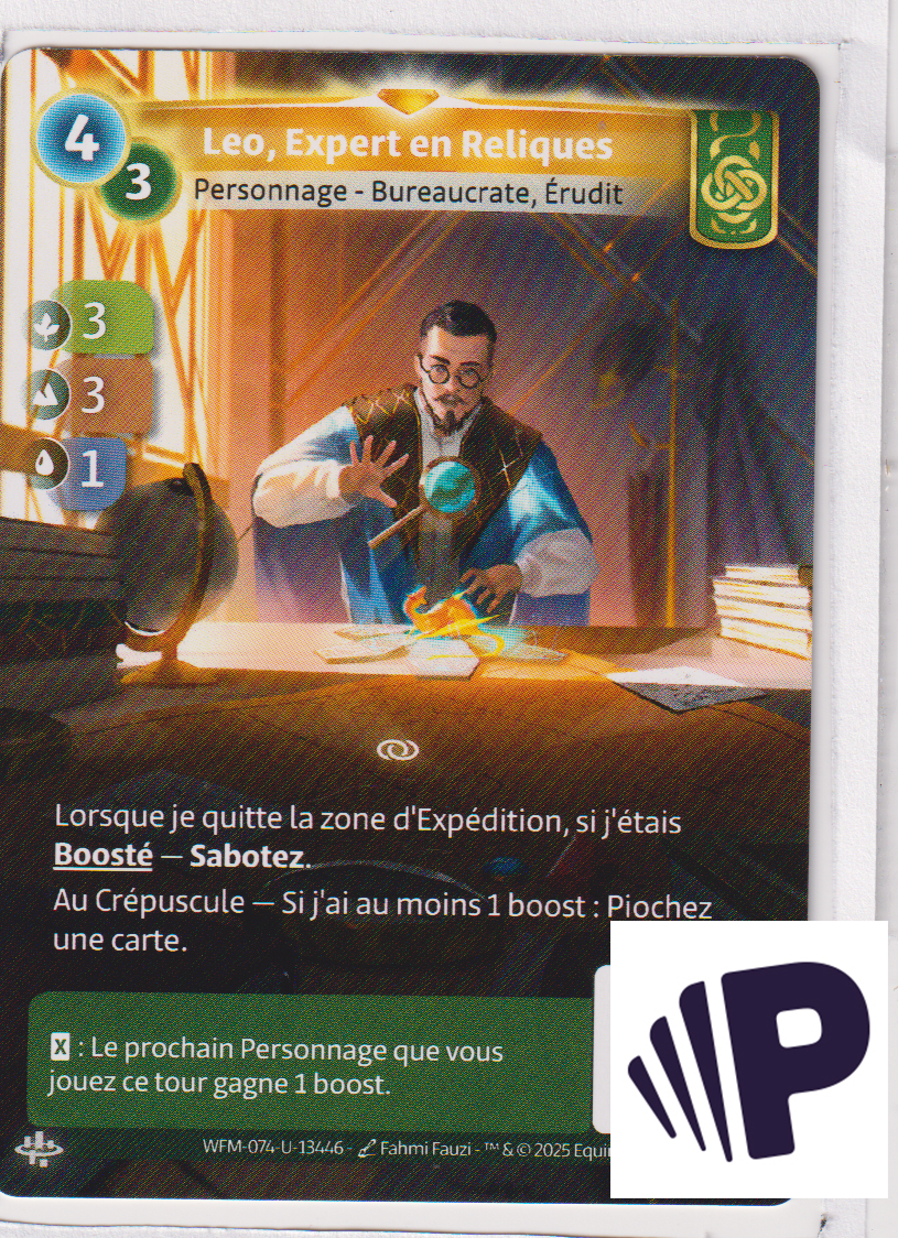 Leo, Expert en Reliques - F Muna