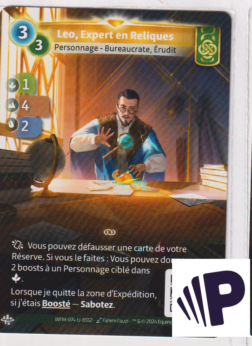 Leo, Expert en Reliques - F Muna