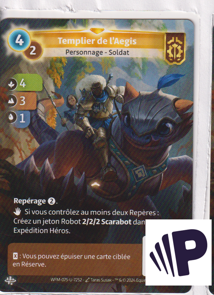 Templier de l'Aegis - F Axiom