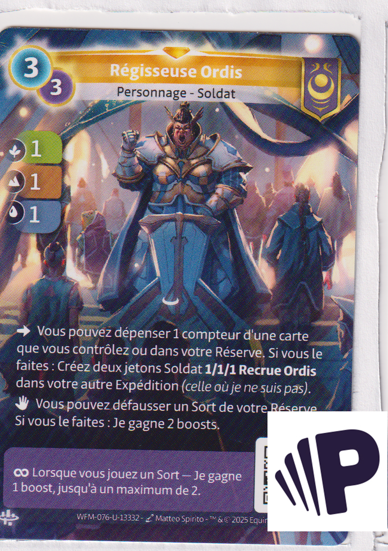 Régisseuse Ordis - F Yzmir